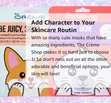 K-Beauty Animated | Niacinamide smoothing Face Sheet Mask