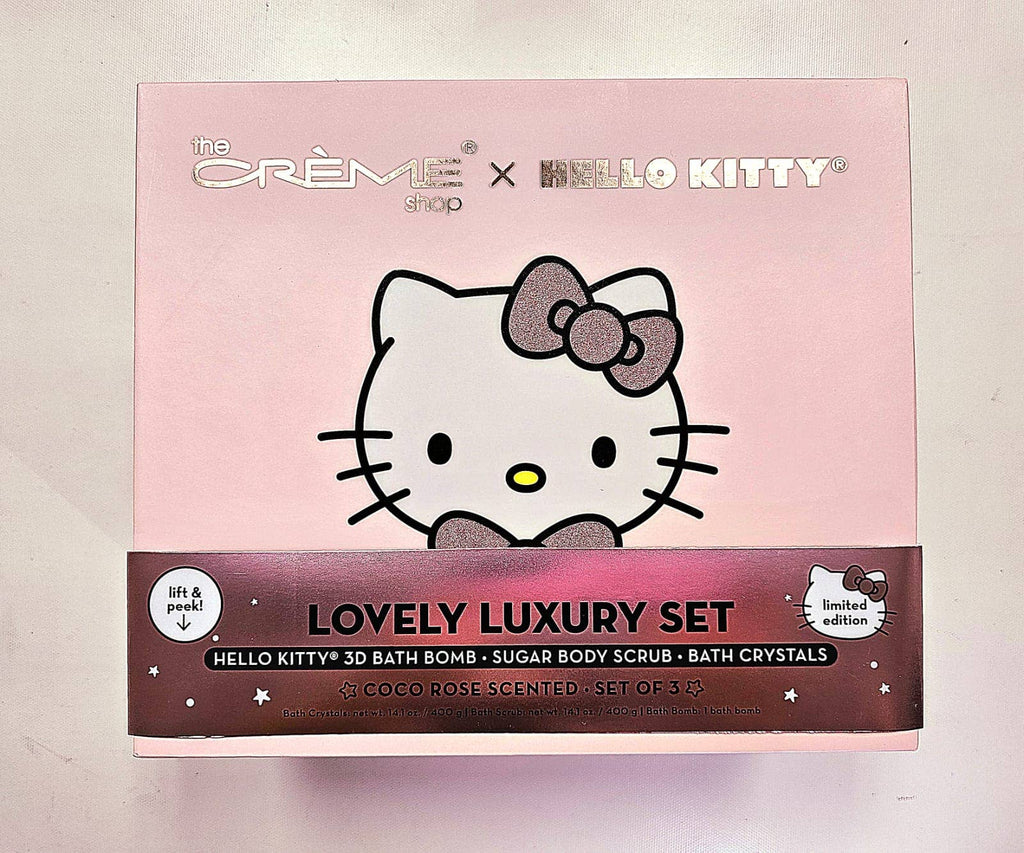 Hello Kitty Luxury Spa Gift Set with Bath Bomb & Scrub