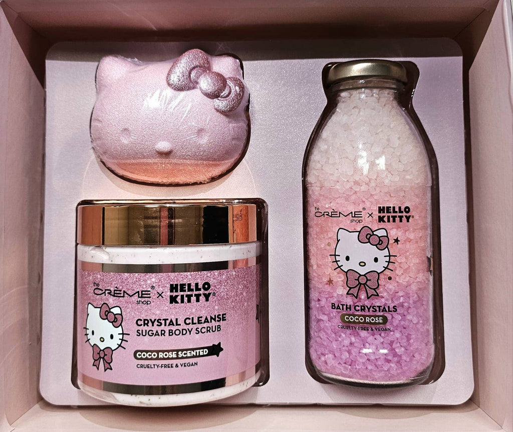 Hello Kitty Luxury Spa Gift Set with Bath Bomb & Scrub