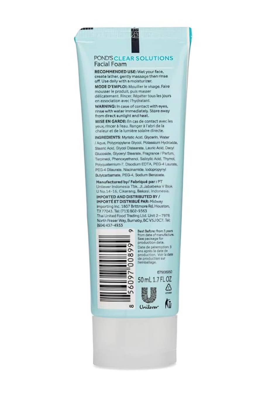 POND’S | Clear Solutions Facial Foam 1.7 oz (50 mL)