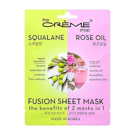 The Crème Shop Fusion Face Mask – Squalane & Rose Oil