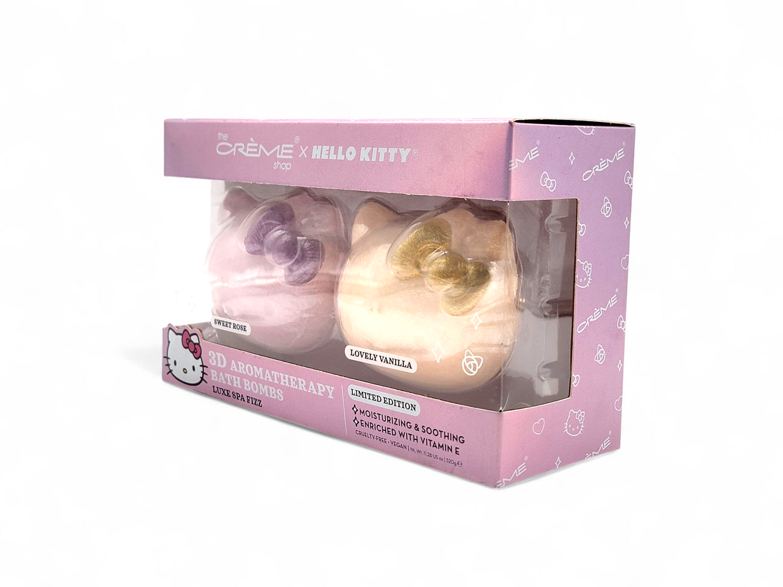The Crème Shop x Hello Kitty Aromatherapy Bath Bomb Duo